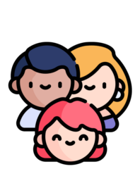 familie en vrienden