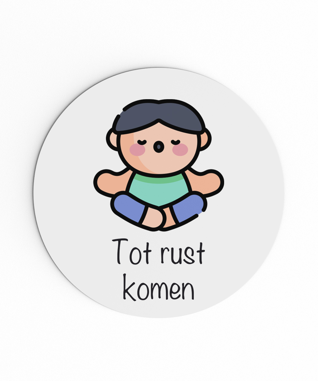 magneetje tot rust komen