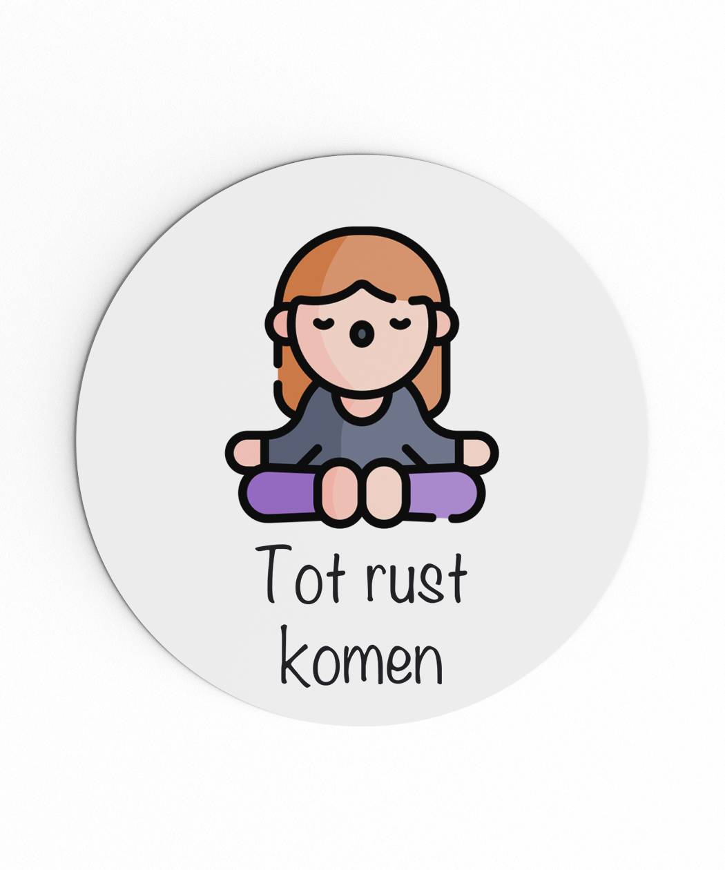 magneetje tot rust komen